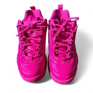 Pink Fila Disruptor II Shoes